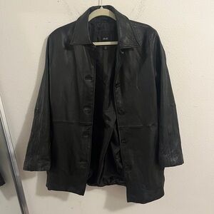 JGL Outerwear Y2K Leather Jacket -Large